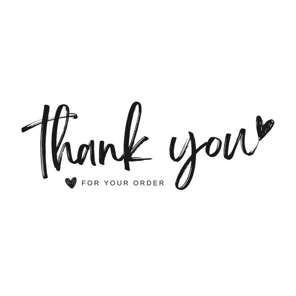 50 PERSONALIZED Thank You Cards - Picture 1 of 4